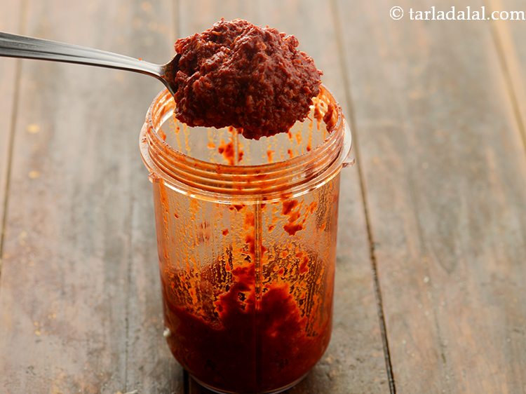 Step 10 – Blend into a fine paste without using any water.