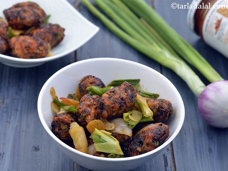 Step 20 – Serve&nbsp;<strong>schezwan fingers | veg schezwan fingers | veg fried balls in schezwan sauce | &nbsp;Indo …