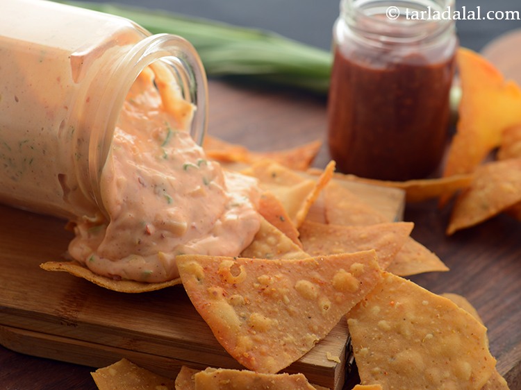 Step 8 – Refrigerate&nbsp;<strong>Schezwan mayonnaise dip&nbsp;|&nbsp;Indian style schezwan mayonnaise dip |</strong>&nbsp;for 1 hour and serve chilled with <a …