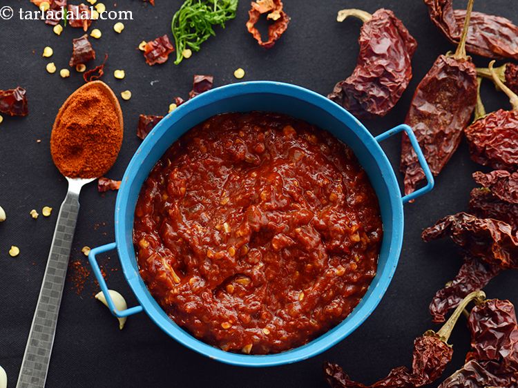 Step 3 – You can buy readymade Schezwan sauce or<a href="https://www.tarladalal.com/schezwan-sauce-schezuan-sauce-chinese-recipe-4190r" target="_blank"> make Schezwan sauce at home</a>.<br /> …