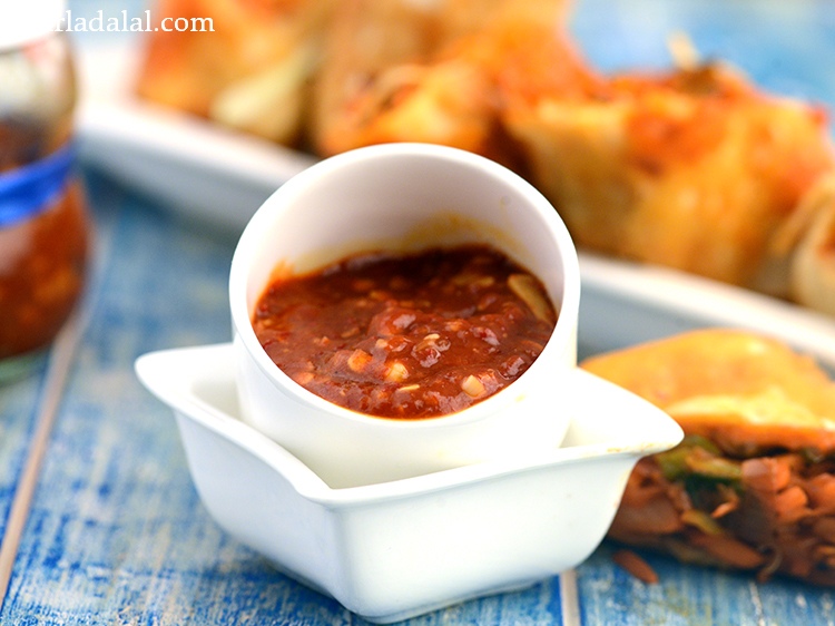 Step 17 – Add 1/4 cup&nbsp;<a href="https://www.tarladalal.com/glossary-schezwan-sauce-schezuan-sauce-1872i">schezuan sauce</a>.