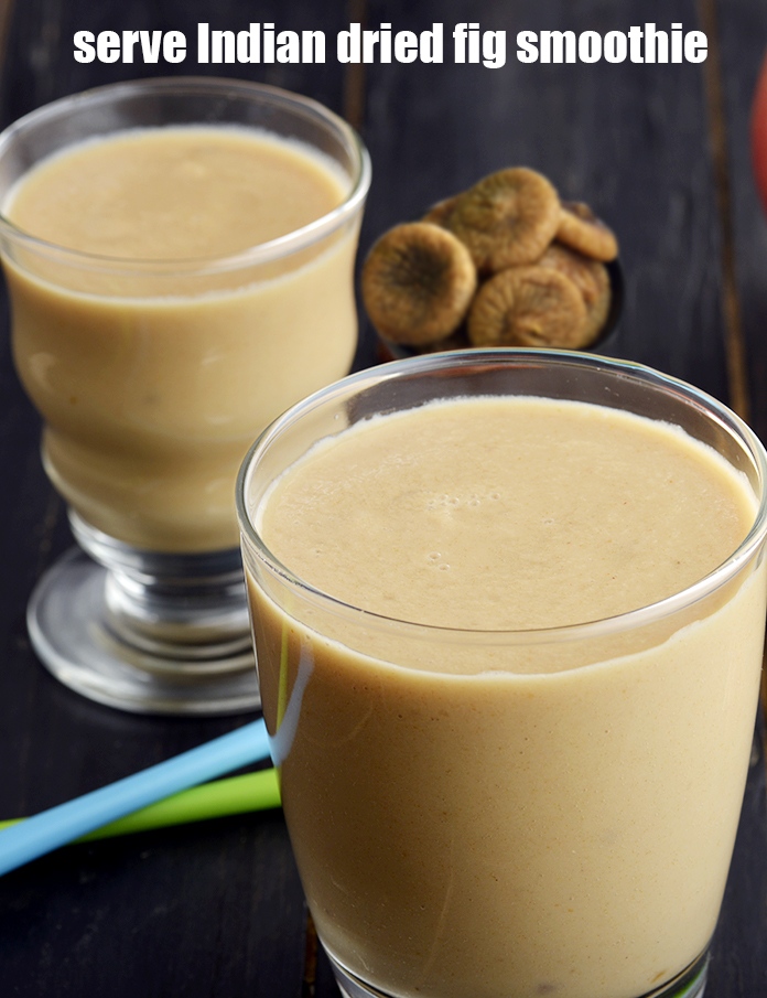 Step 13 – Garnish with <a href="https://www.tarladalal.com/glossary-cashew-nuts-kaju-840i">cashewnuts (kaju)</a>&nbsp; halves.&nbsp;Serve <strong>dry figs and banana smoothie recipe | Indian dried …