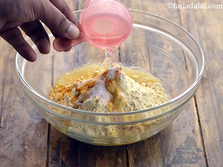 Step 7 – Add approx. 5 tbsp of water.