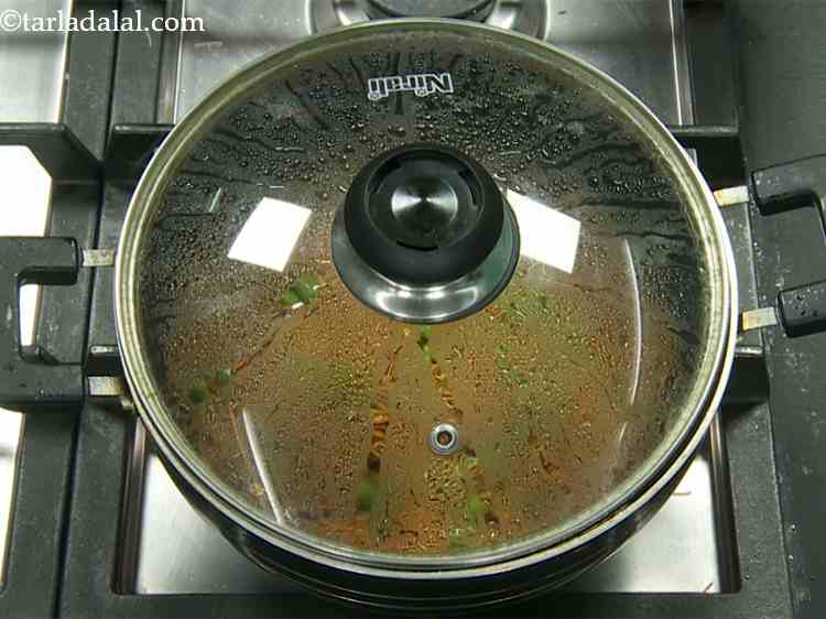 Step 12 – Cover it with a lid and cook on a medium flame for 5 to 6 …