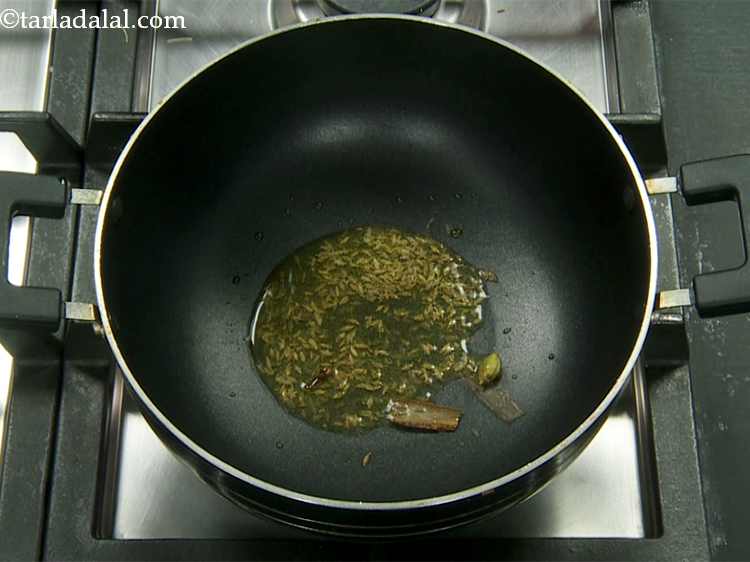 Step 6 – Now add the clove, cinnamon and cardamom and saut? on a medium flame for a …