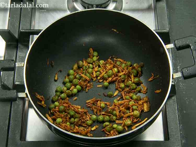 Step 9 – Add the chilli powder, turmeric powder, garam masala and salt and saut? on a medium …