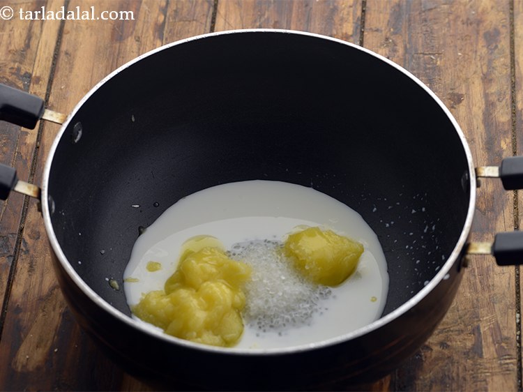 Step 4 – Add ghee. If the quantity of ghee is less in the dough then the <strong>shakarparas</strong> …