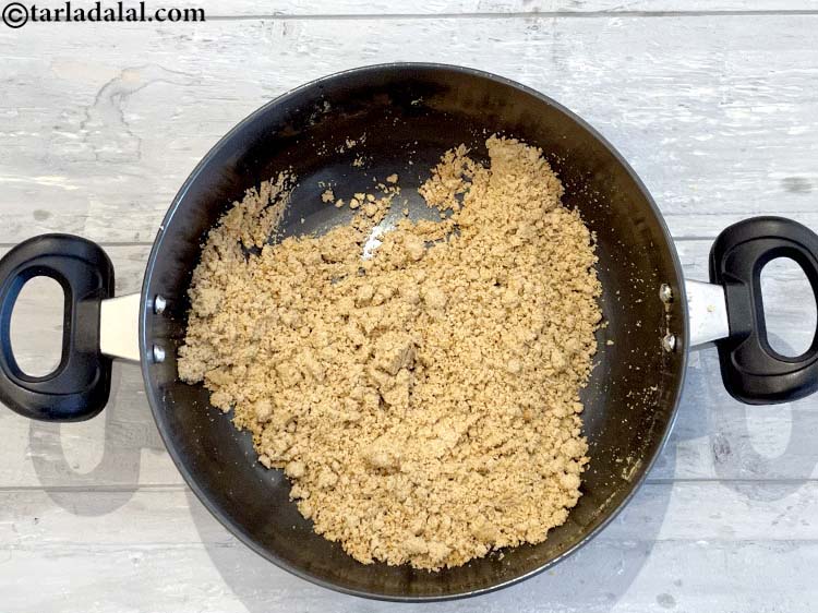 Step 4 – Cook on a slow flame for 4 minutes or till it turns light brown in …