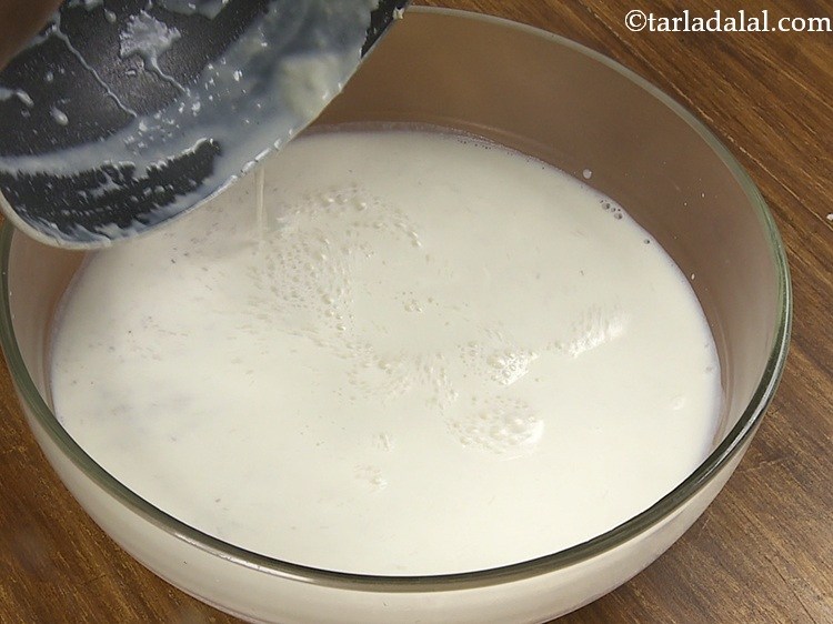 Step 10 – Switch off the flame and transfer it to a deep bowl, allow it to cool …