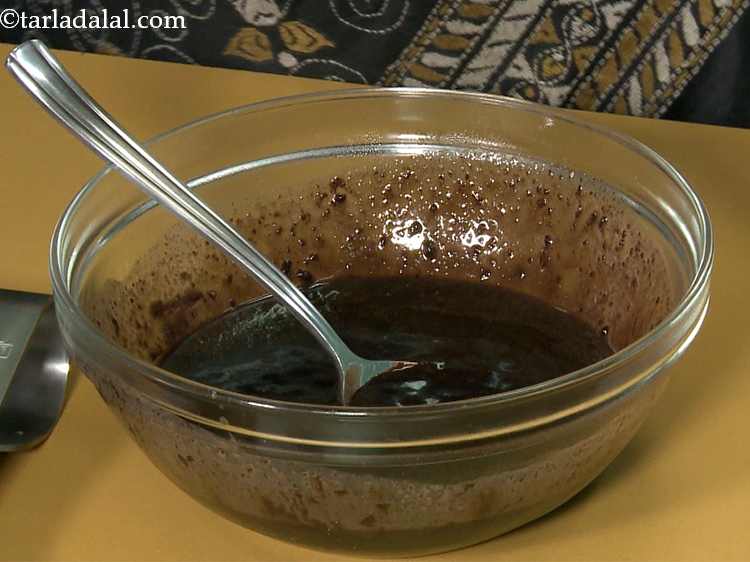 Step 15 – Mix well and your rich chocolate sauce is ready!