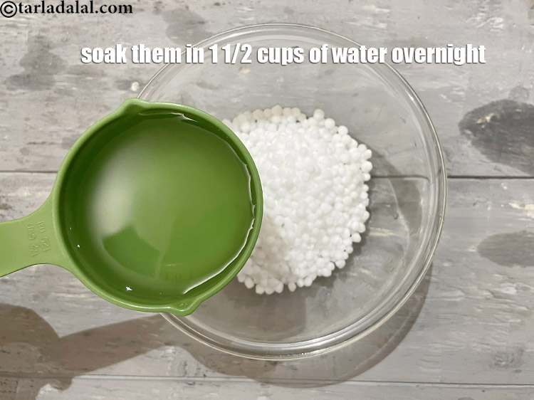 Step 11 – Then soak them in 1&frac12; cups of water overnight&nbsp;or till they swell and turn soft.