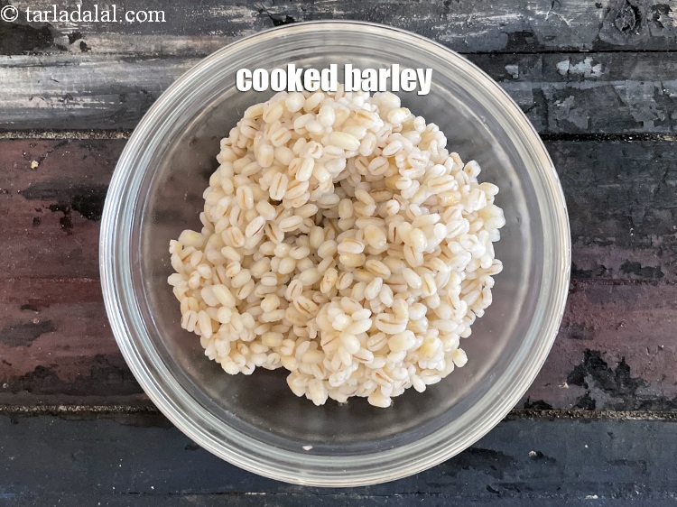 Step 21 – <meta charset="UTF-8" />Keep aside cooked barley.&nbsp;<br /> &nbsp;