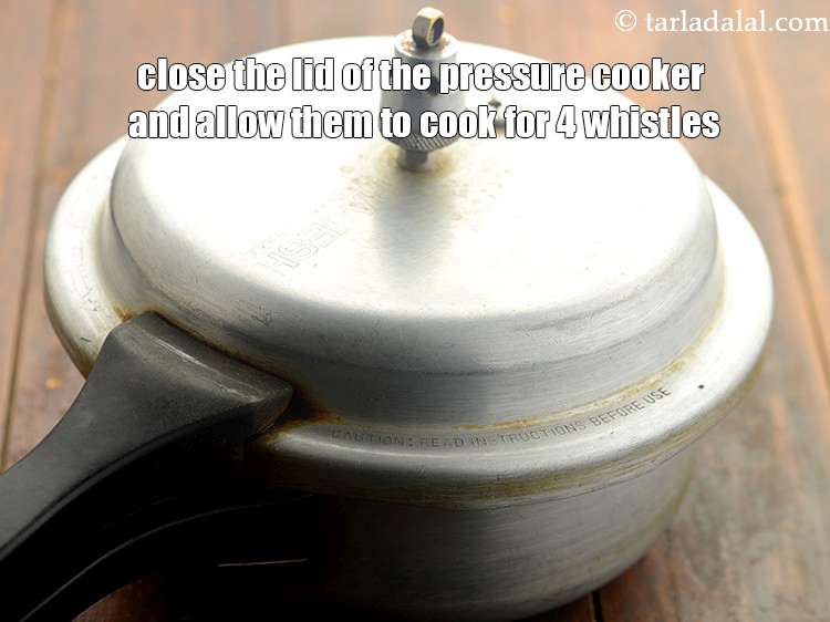 Step 10 – <meta charset="UTF-8" />Close the lid of the pressure cooker and allow them to cook for …