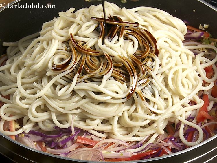 Step 21 – Add soy sauce. We are using soy sauce in limited quantity but you can add …