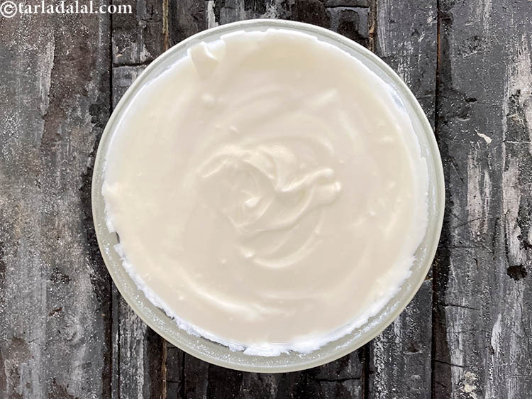 Step 68 – Refrigerate&nbsp;<strong>sour cream | sour cream made with curd | Indian style sour cream | healthy&nbsp;sour …