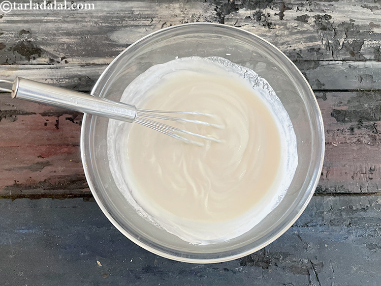 Step 12 – Mix well using a whisk.