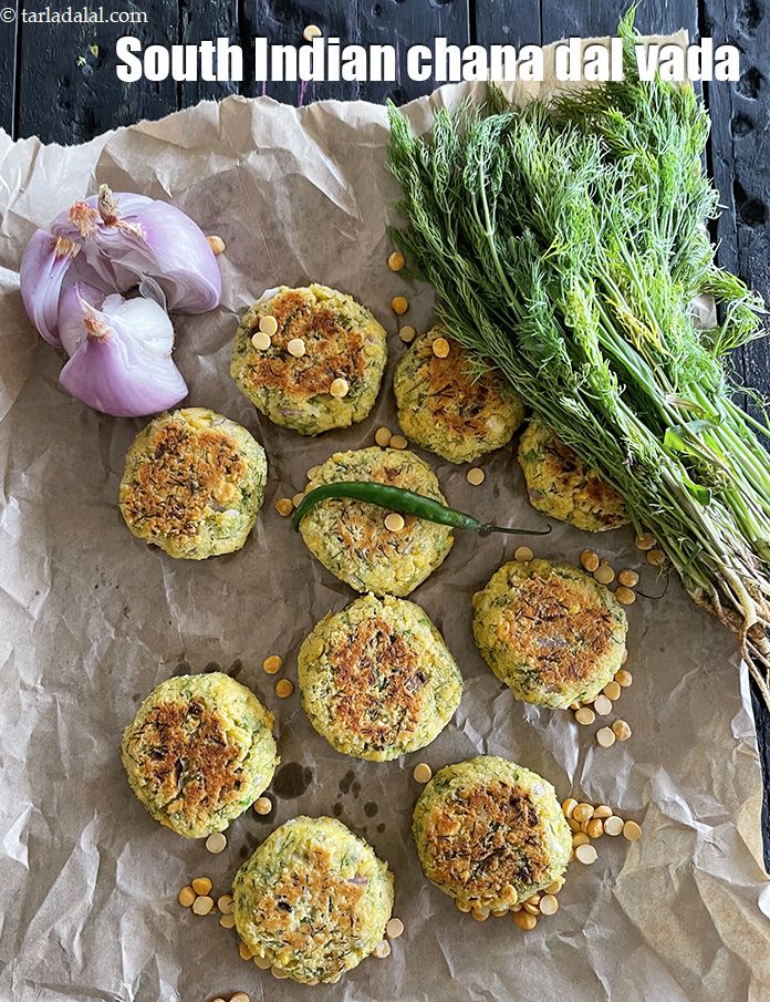 स्टेप 26 – <strong>मसाला वड़ा तवे &nbsp;| दक्षिण भारतीय चना दाल वड़ा | …