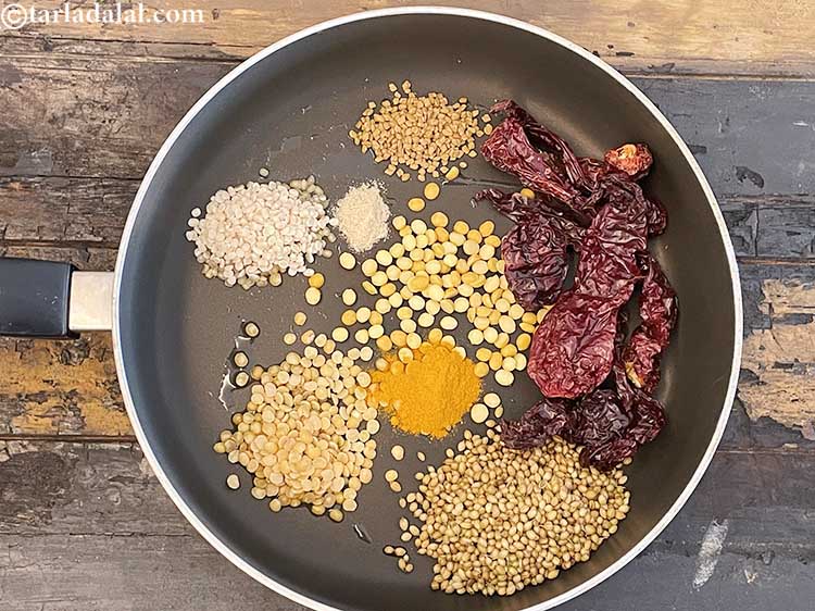 Step 23 – Add&nbsp;1/4 tsp&nbsp;<a href="https://www.tarladalal.com/glossary-asafoetida-hing-113i">asafoetida (hing)</a>&nbsp;to get that flavour.