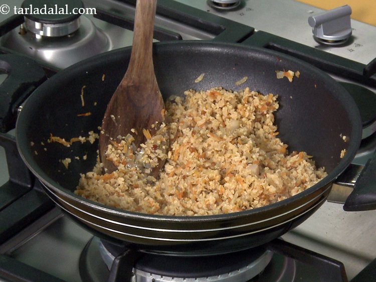 Step 21 – Mix well and cook on a medium flame for 2 to 3 minutes, while stirring …