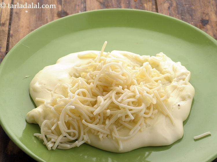 Step 23 – Once cooled, add the spaghetti.