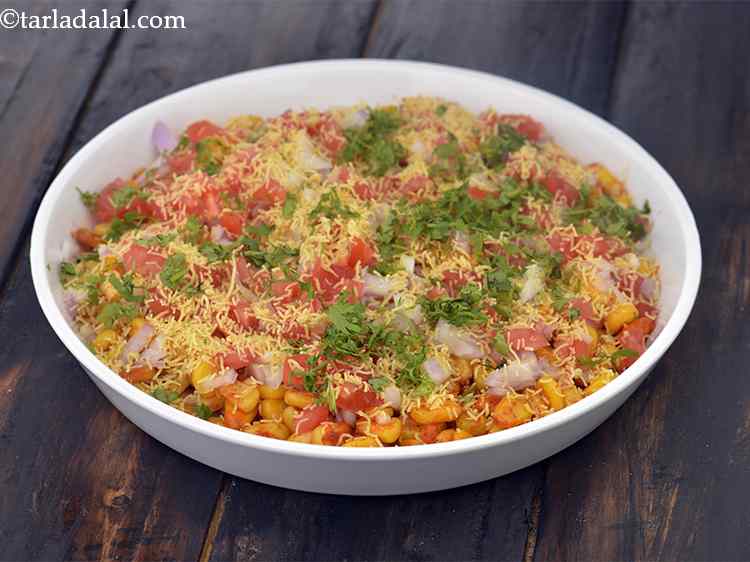 Step 11 – Finally sprinkle little salt, sev and coriander evenly over it. If you want you can …