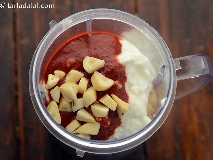 Step 12 – Add garlic. Avoid garlic if you want to make it jain.&nbsp;