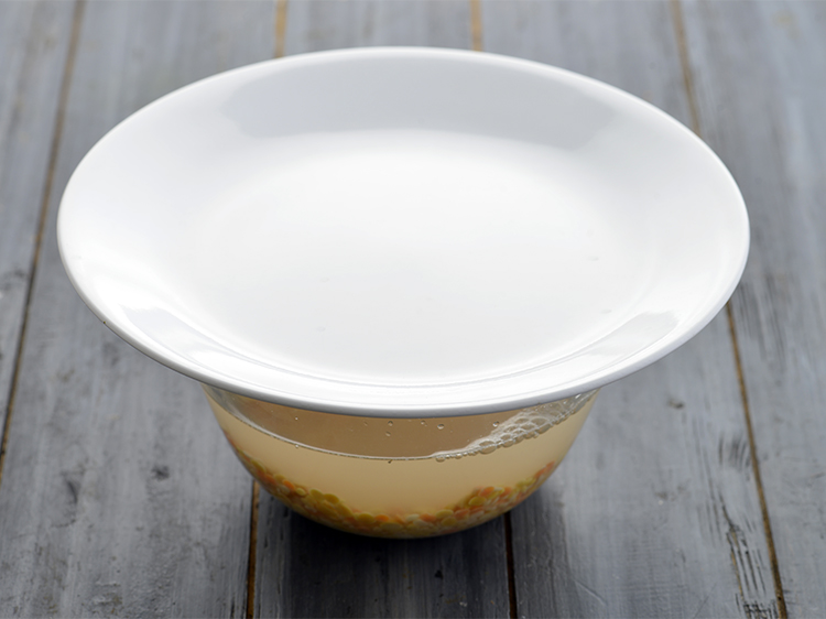 Step 5 – Cover with a lid and soak for 1 hour. If making in large quantity, soak …