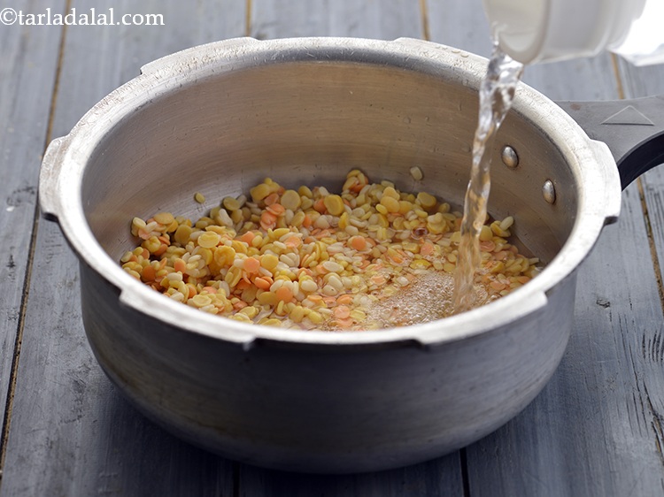 Step 9 – Add 2 cups of water.