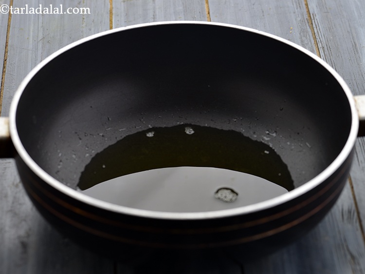 Step 14 – For preparing the restaurant style mixed dal, heat the ghee in a deep non-stick kadhai. …