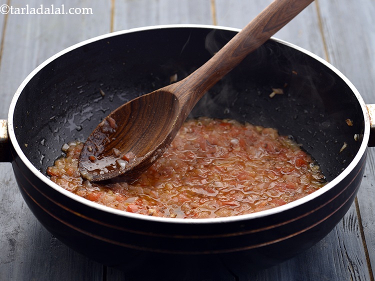 Step 21 – Mix well and cook on a medium flame for 2 minutes.