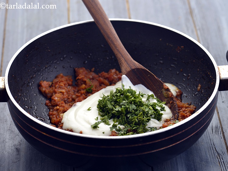 Step 27 – Add the coriander.