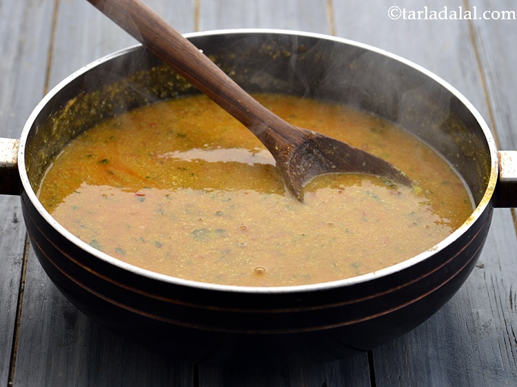 Step 30 – Mix&nbsp;<strong>spicy mixed dal | Punjabi style mixed dal | healthy mixed dal |&nbsp;</strong>well and cook …