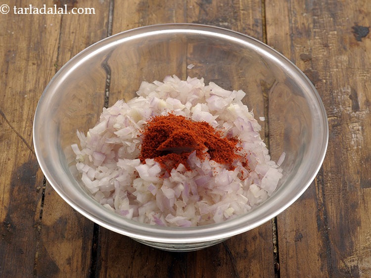 Step 36 – Add 1 tsp chilli powder.