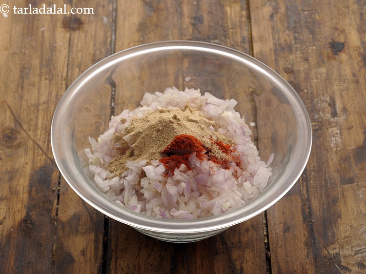 Step 37 – Add 1 tsp dried mango powder.