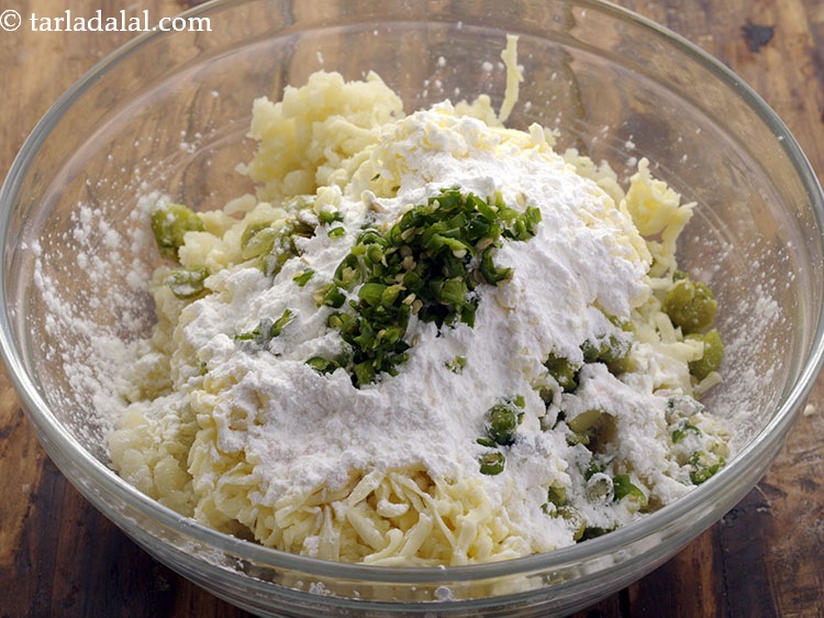 Step 20 – Add finely chopped green chillies for some spice. If preparing for kids, add chilli powder …