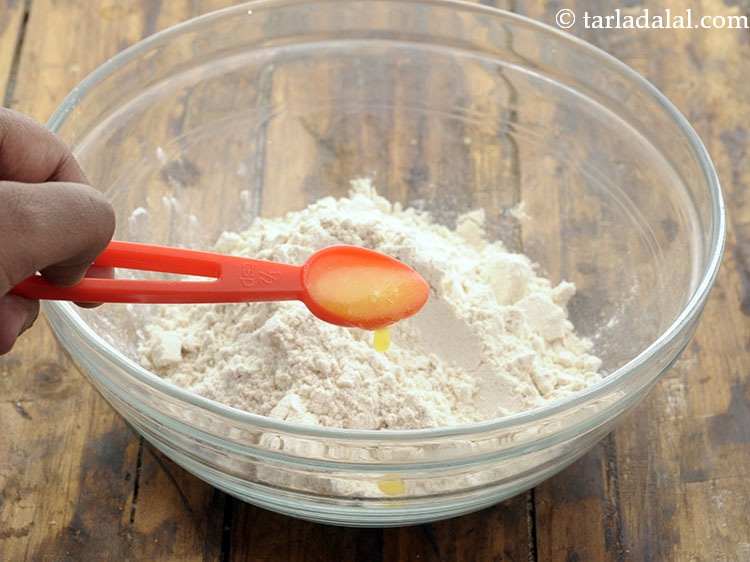 Step 4 – Add ghee. Ghee can be swapped with oil.