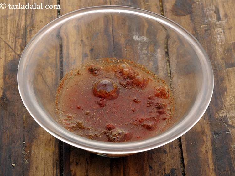 Step 33 – Add salt and &frac14; cup of water.