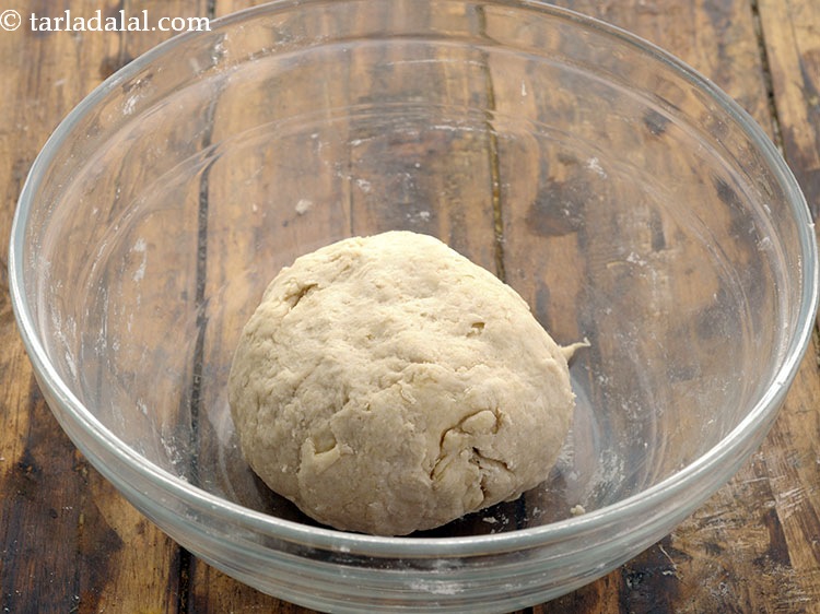 Step 7 – Knead it into a soft dough using 1/2 cup water.