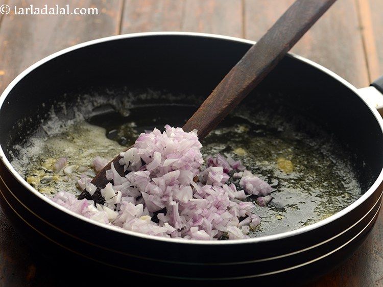 Step 9 – Add the onions.