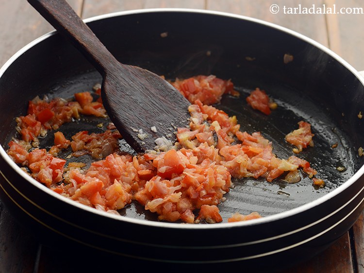 Step 12 – Mix well and cook on a medium flame for 1 to 2 minutes, while stirring …