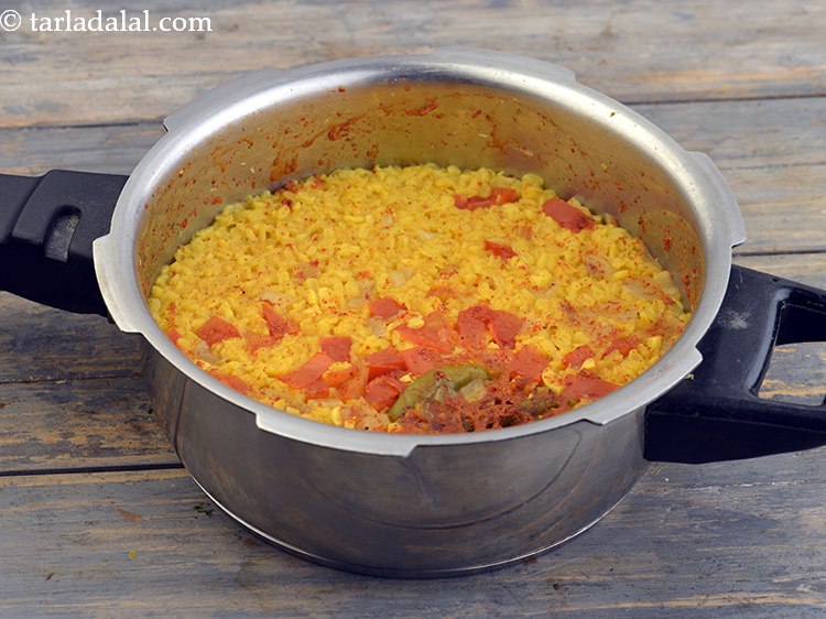 Step 36 – Allow the steam to escape before opening the lid.