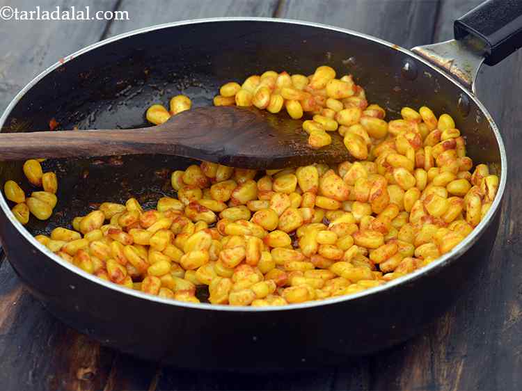 Step 7 – Season with salt and pepper & mix well.