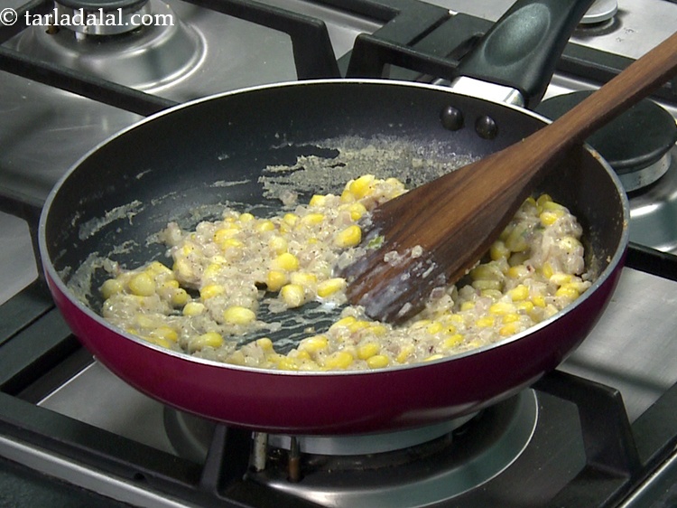 Step 16 – Mix well and cook on a medium flame for 1 minute, while stirring continuously. The …