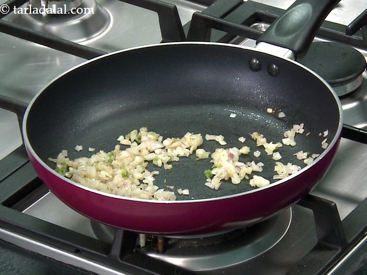 Step 21 – Saut&eacute; on a medium flame for a few seconds.