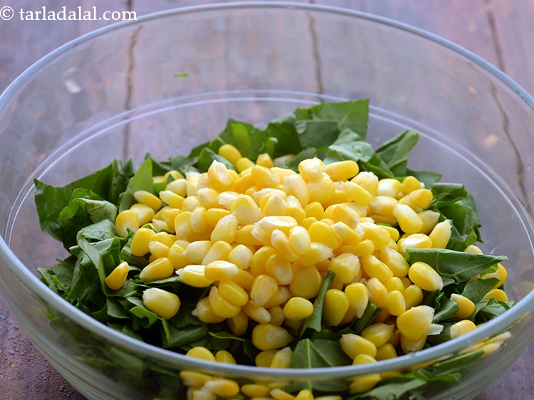 Step 8 – Add corn kernels. We have microwaved our corn kernels for 7 minutes at high.&nbsp;
