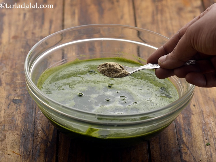 Step 26 – Add the jaljeera powder. This is optional. Those who want to go completely healthy, can …