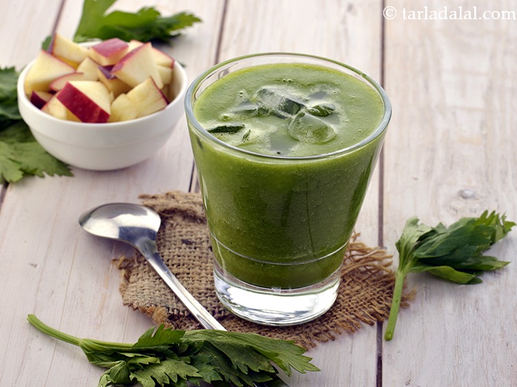 Step 20 – Add some crushed ice into glasses if you wish to and serve <strong>spinach apple and …