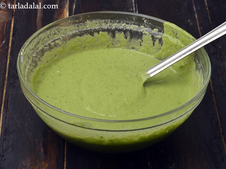 Step 17 – Mix the batter of <strong>spinach dosa recipe | palak dosa | keerai dosai | spinach …