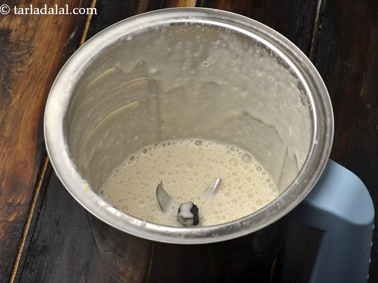 Step 11 – Blend till the mixture is smooth.