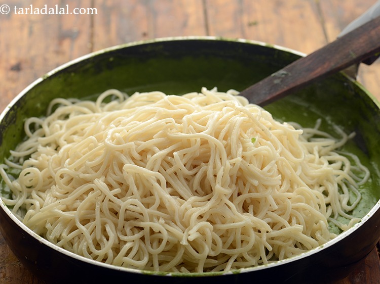 Step 22 – Add the boiled noodles.&nbsp;